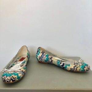 Missoni ballet flats